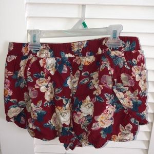 cute floral shorts